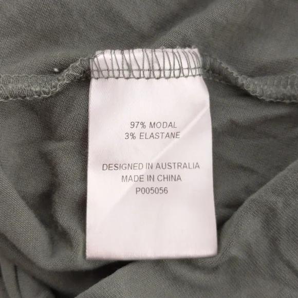 Rockwear Women's Top Size 8 Green Sleeveless Racerback Tie Waist Activewear - Picture 11 of 12